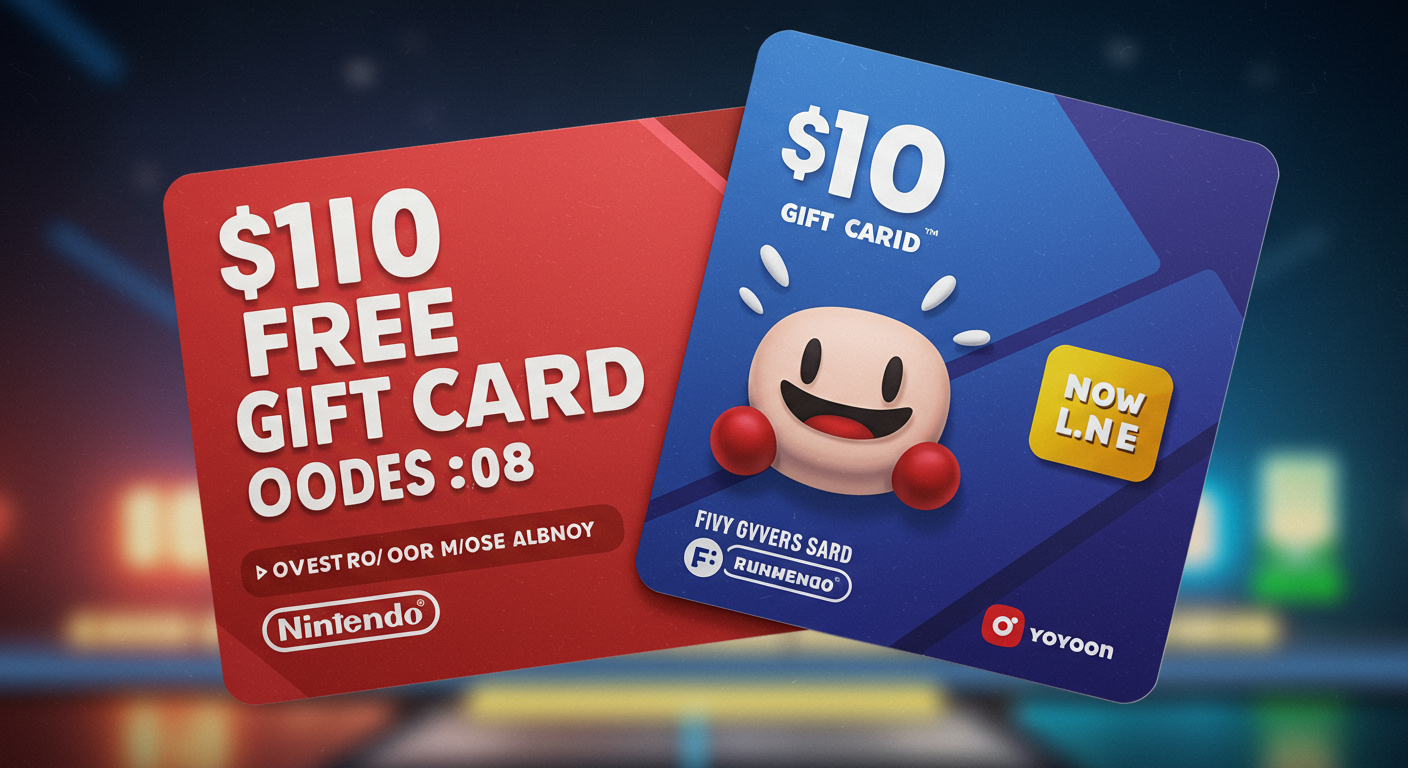 “Nintendo Gift Card Generator & Giveaway: Get Free Codes Safely”